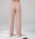Trackpants Drawstring Trackpants Pink Versatile Rib Knit grey Trackpant