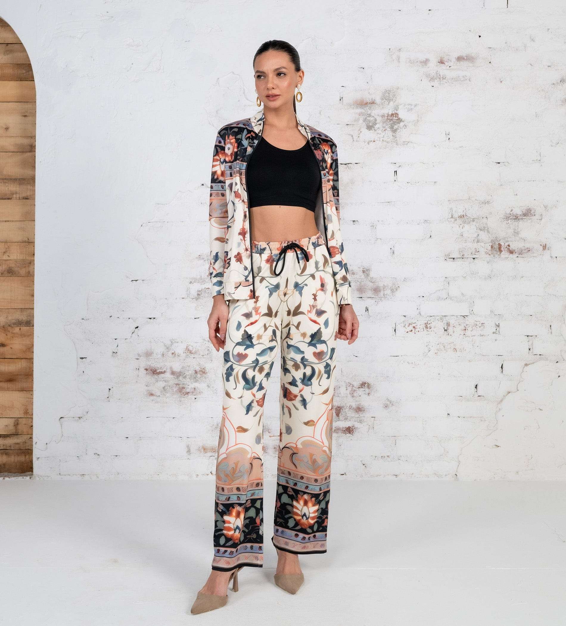 Trackpants Drawstring Trackpants Pixel Perfect Digital Print trackpant