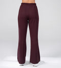 Trackpants Drawstring Trackpants Textured Rib Knit wine Trackpants