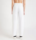 Trackpants Drawstring Trackpants White Abstract Print Вottom