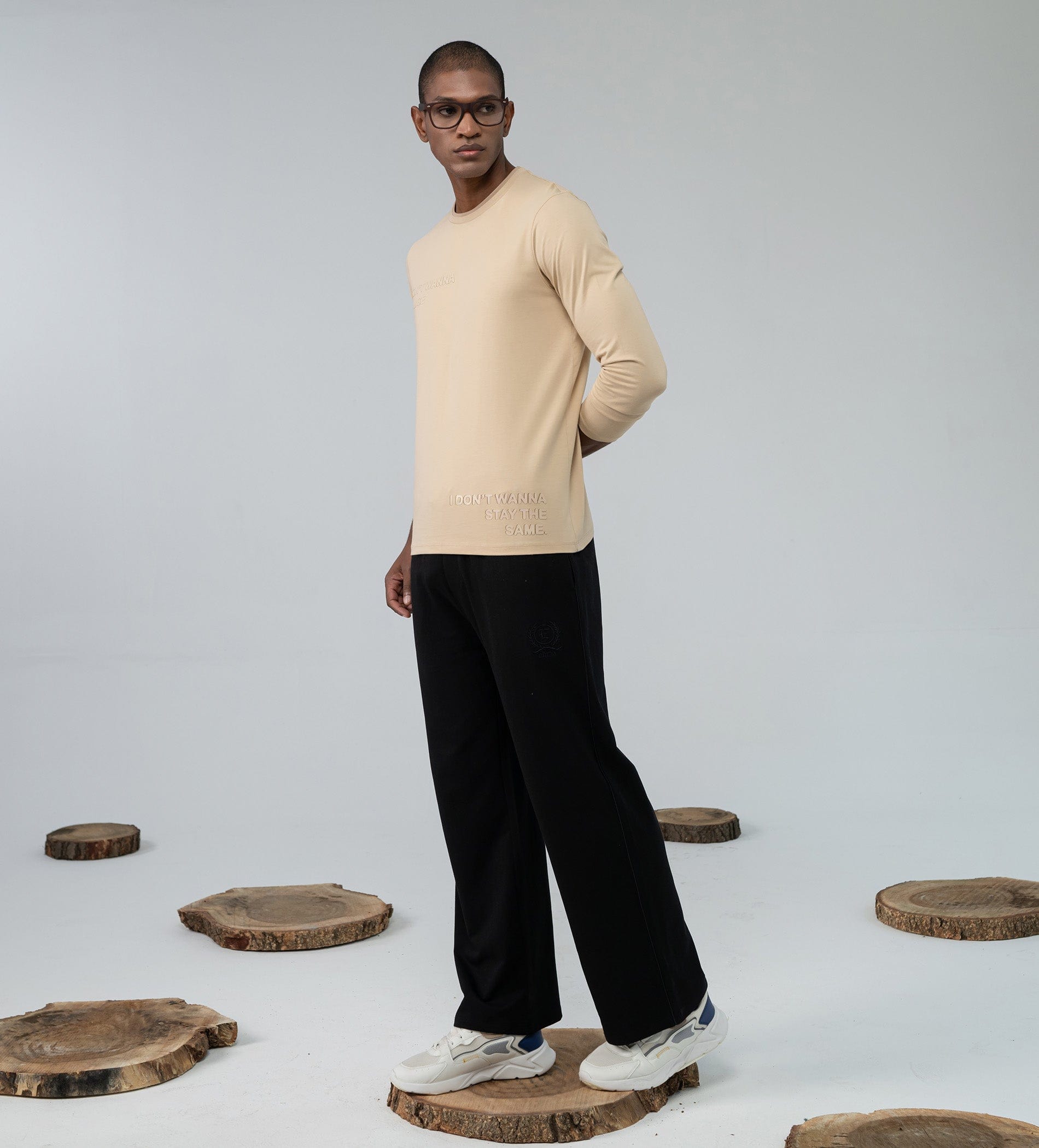 Trackpants STRAIGHT FIT TRACKPANTS Eclipse Move wide leg trackpants