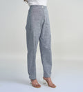 Trackpants STRAIGHT FIT TRACKPANTS Indigo Straight Pants with Button