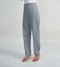 Trackpants STRAIGHT FIT TRACKPANTS Indigo Straight Pants with Button