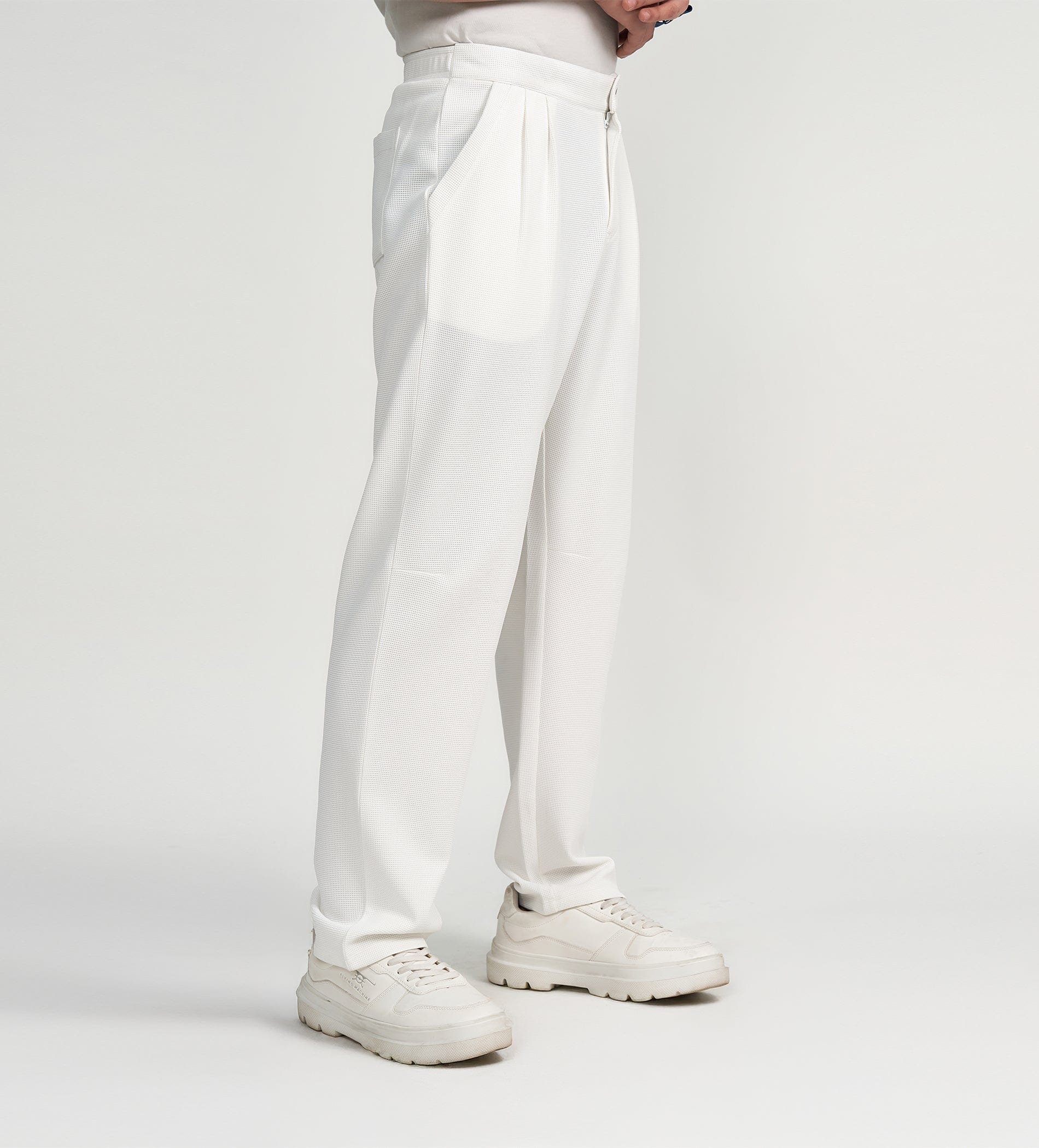 Trackpants STRAIGHT FIT TRACKPANTS Luxe Waffle Fit trackpants