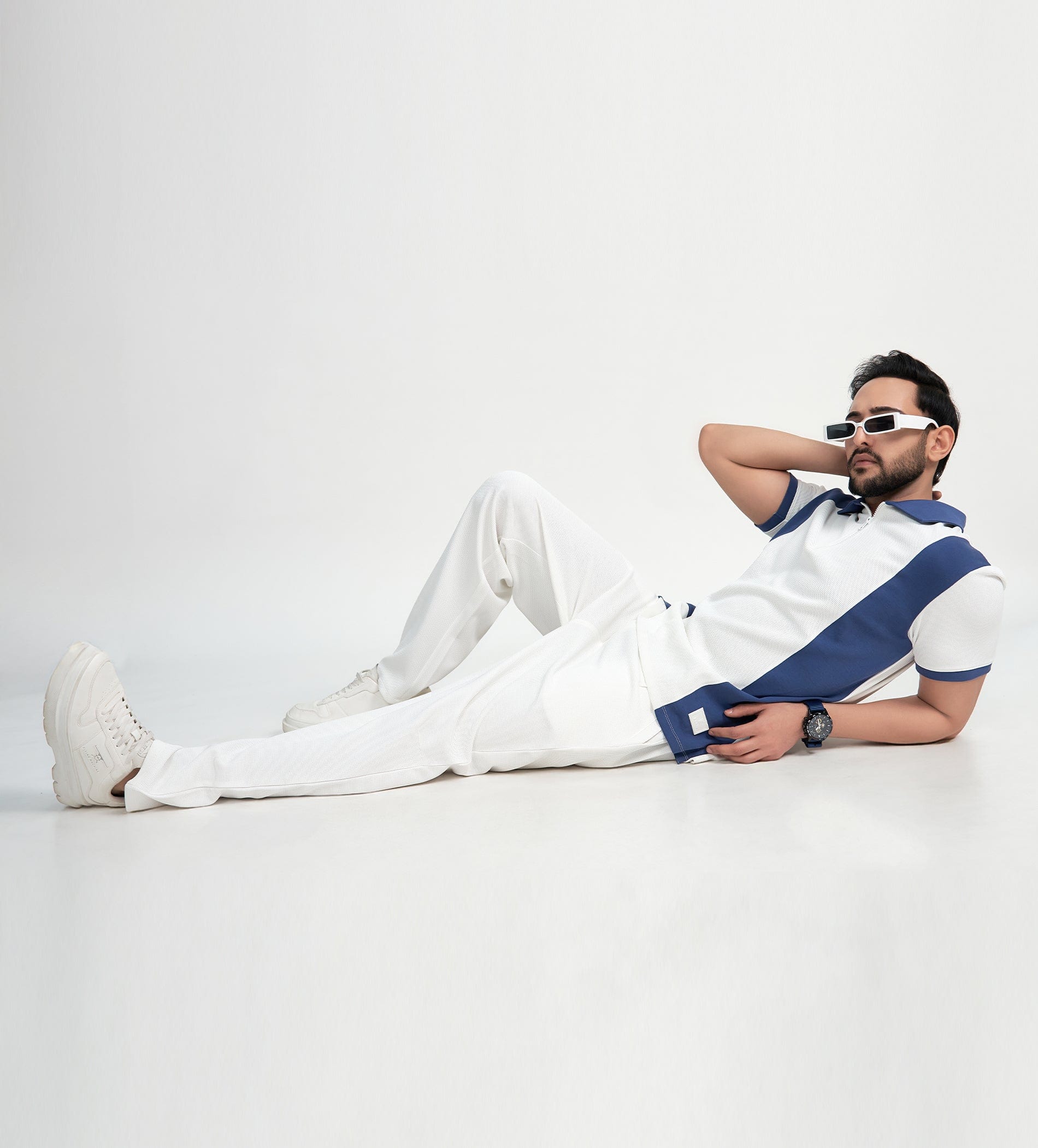 Trackpants STRAIGHT FIT TRACKPANTS Luxe Waffle Fit trackpants