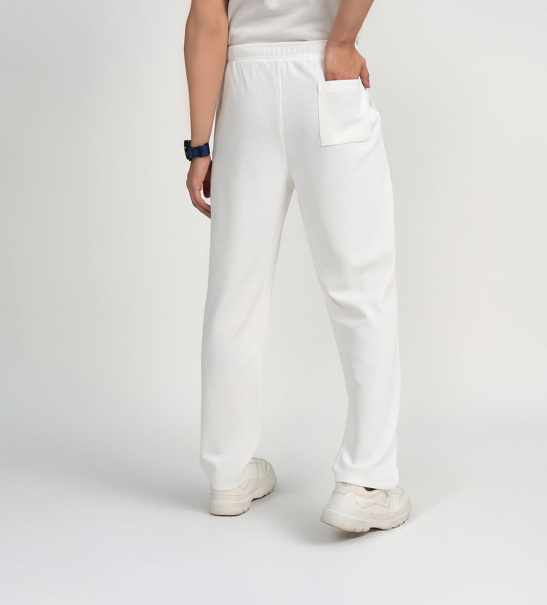 Trackpants STRAIGHT FIT TRACKPANTS Luxe Waffle Fit trackpants