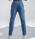 Trackpants STRAIGHT FIT TRACKPANTS Plush Blue bonded trackpants