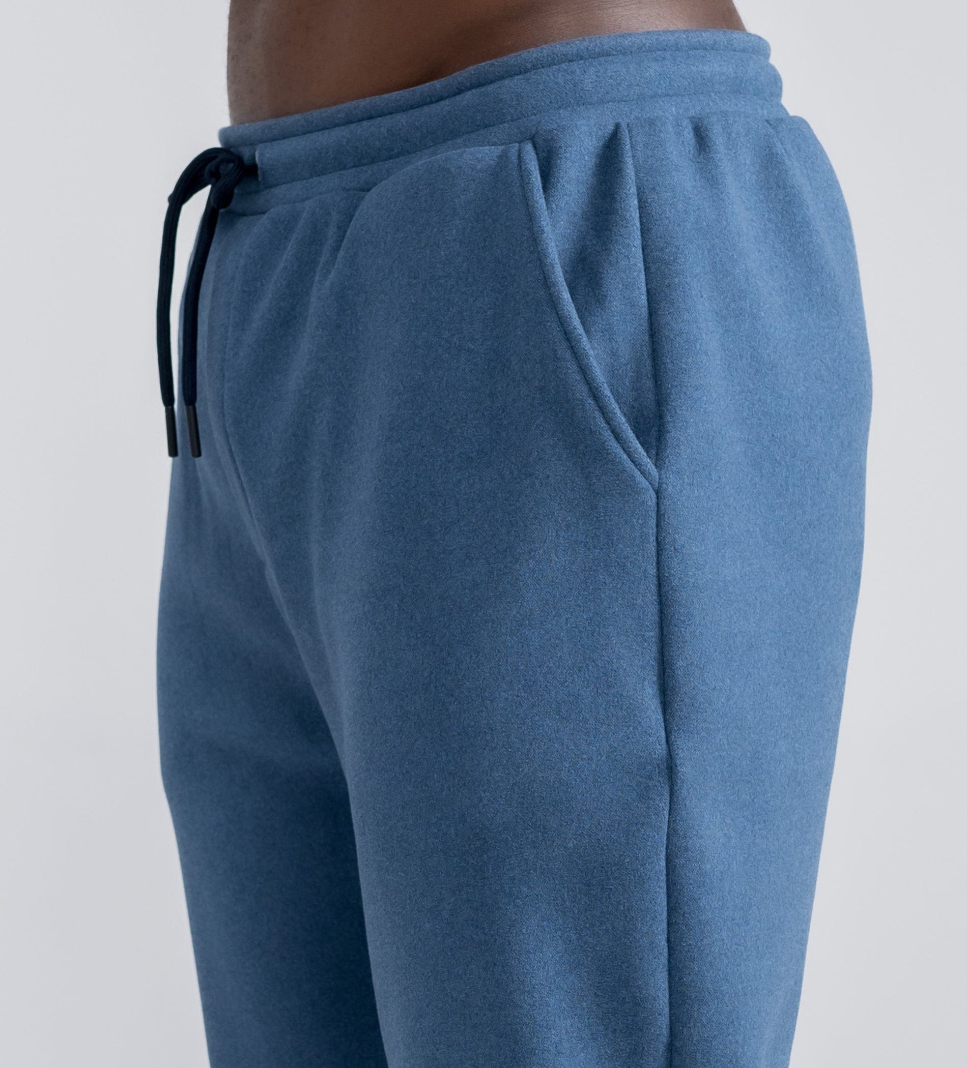 Trackpants STRAIGHT FIT TRACKPANTS Plush Blue bonded trackpants