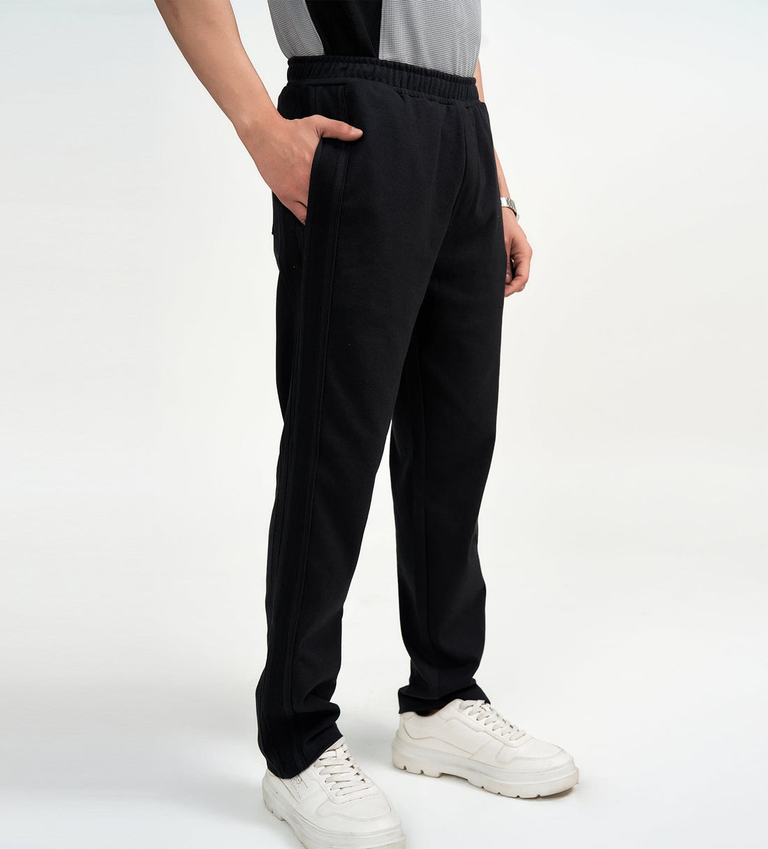 Trackpants STRAIGHT FIT TRACKPANTS Signature Terry Panel Track