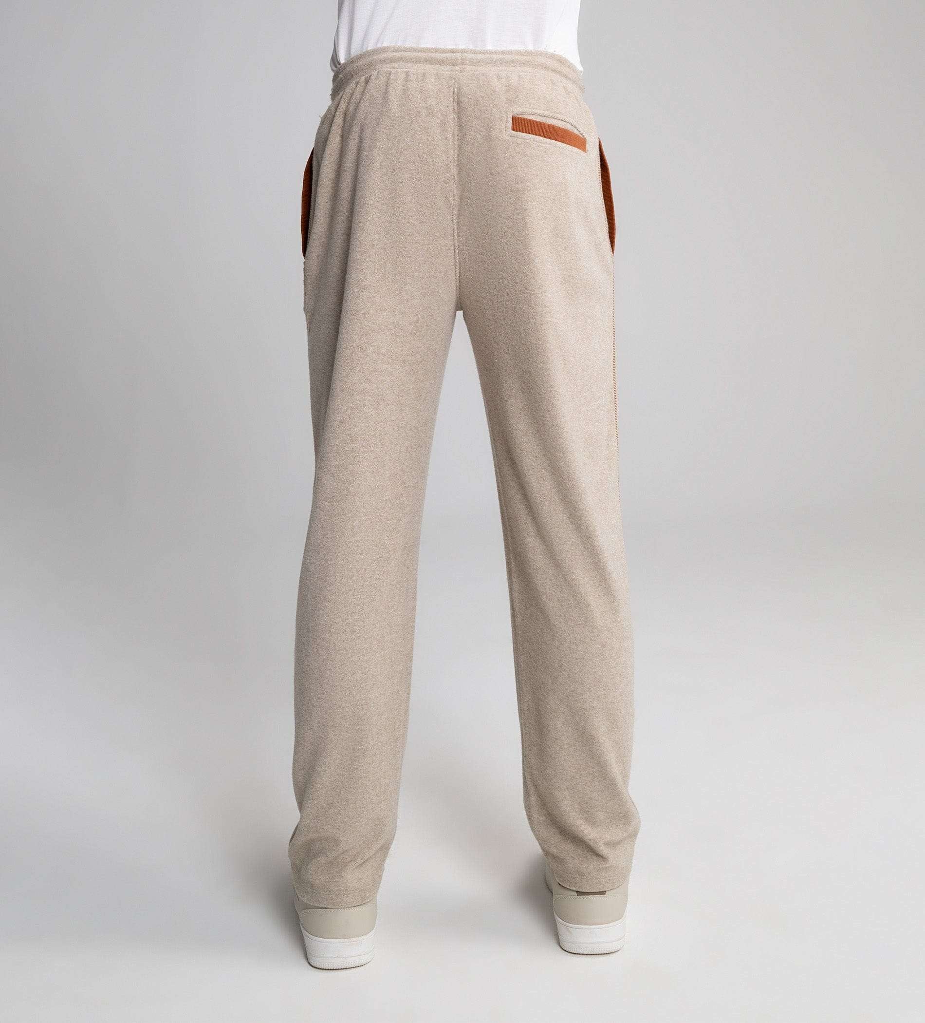 Trackpants STRAIGHT FIT TRACKPANTS Stitched Warmth Beige melange Trackpants