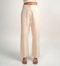 Trackpants STRAIGHT FIT TRACKPANTS Versatile Cream Pant
