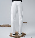 Trackpants STRAIGHT FIT TRACKPANTS White Ribbed Strides Trackpants