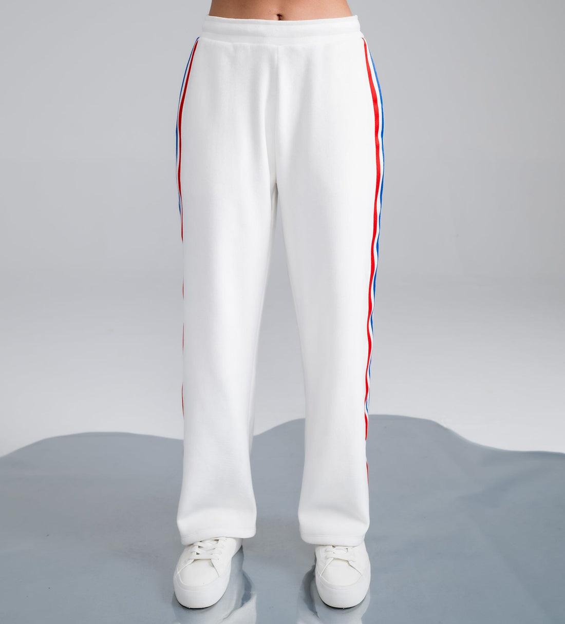 Trackpants Wide Leg Trackpant Am to pm wide leg white trackpant