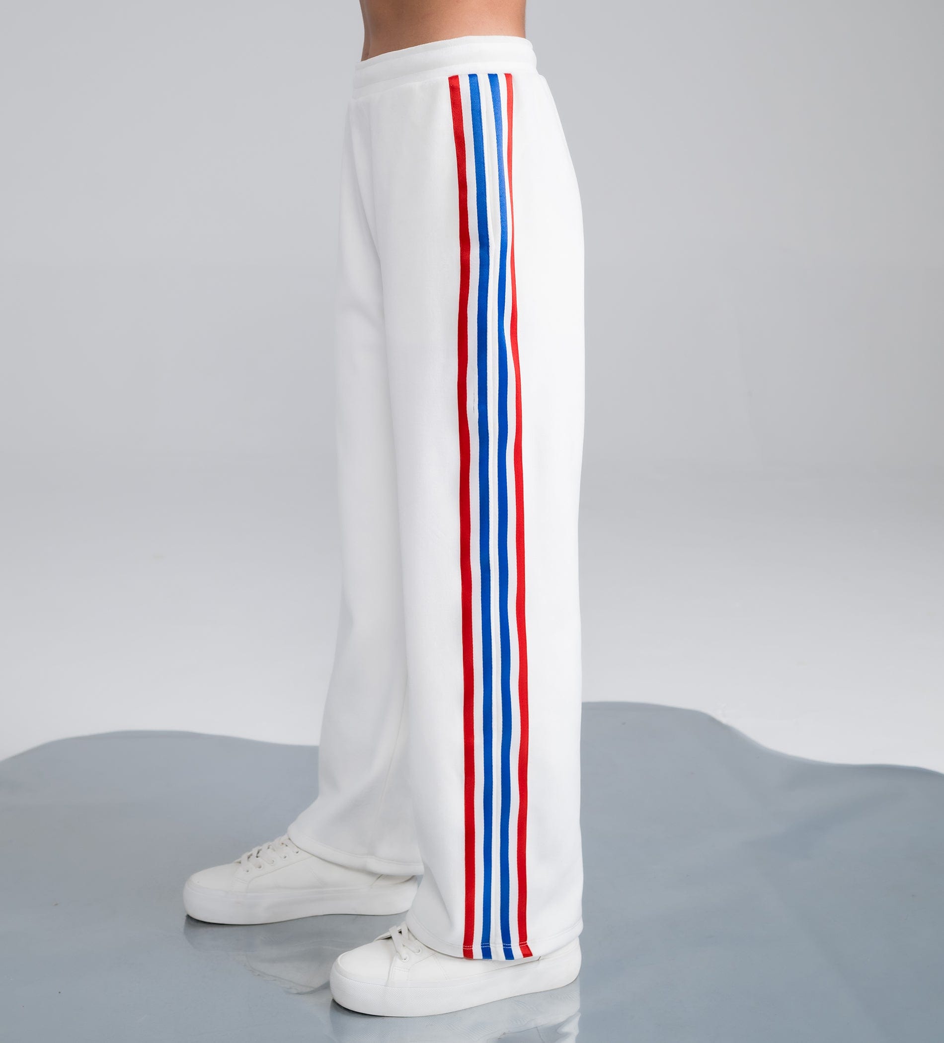 Trackpants Wide Leg Trackpant Am to pm wide leg white trackpant