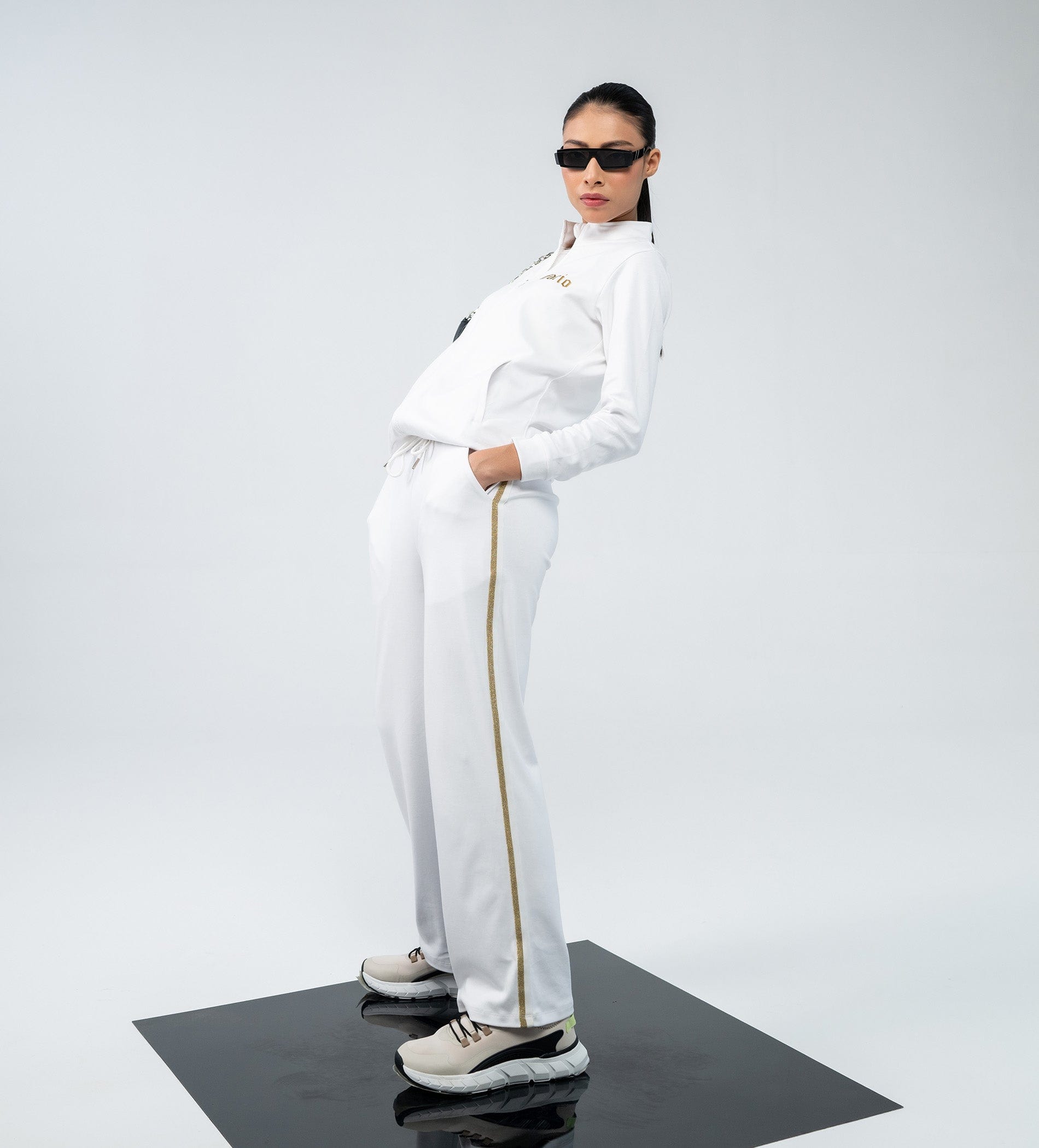 Trackpants Wide Leg Trackpant Classic white Trackpants