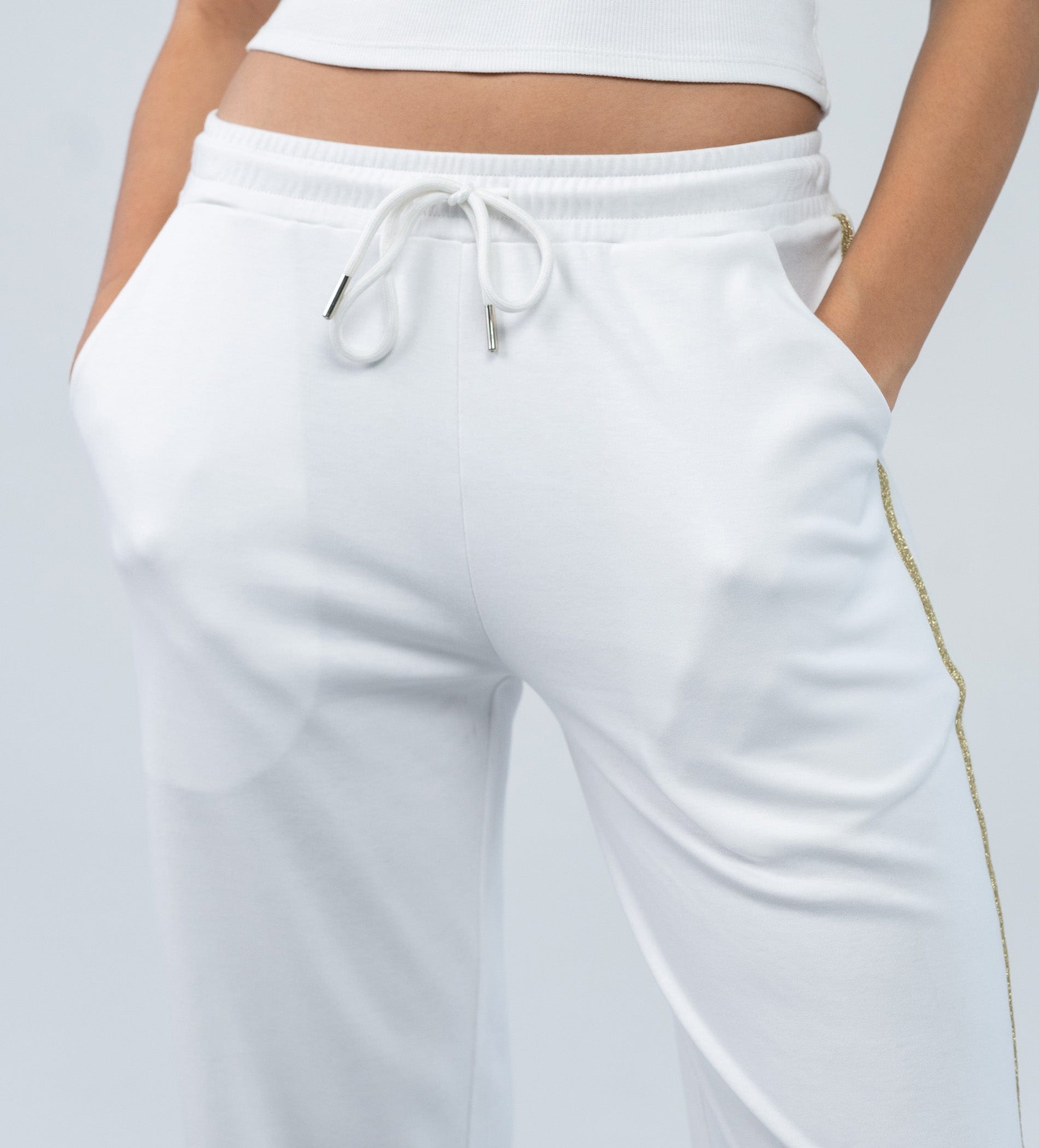 Trackpants Wide Leg Trackpant Classic white Trackpants
