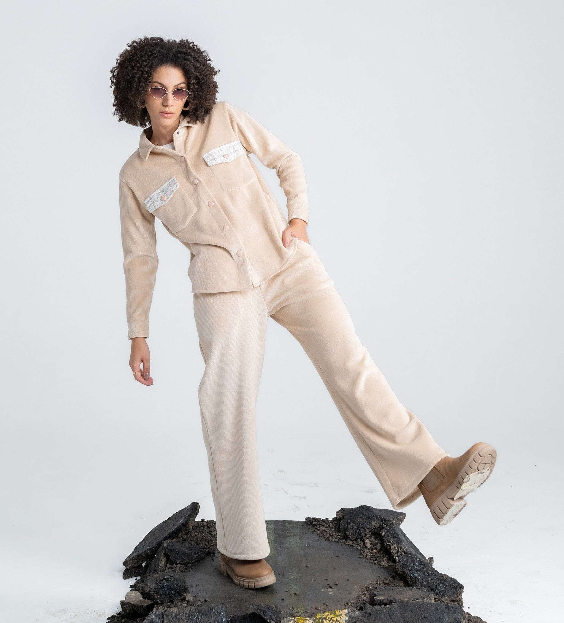 Trackpants Wide Leg Trackpant Cozy Fawn Wide leg trackpant