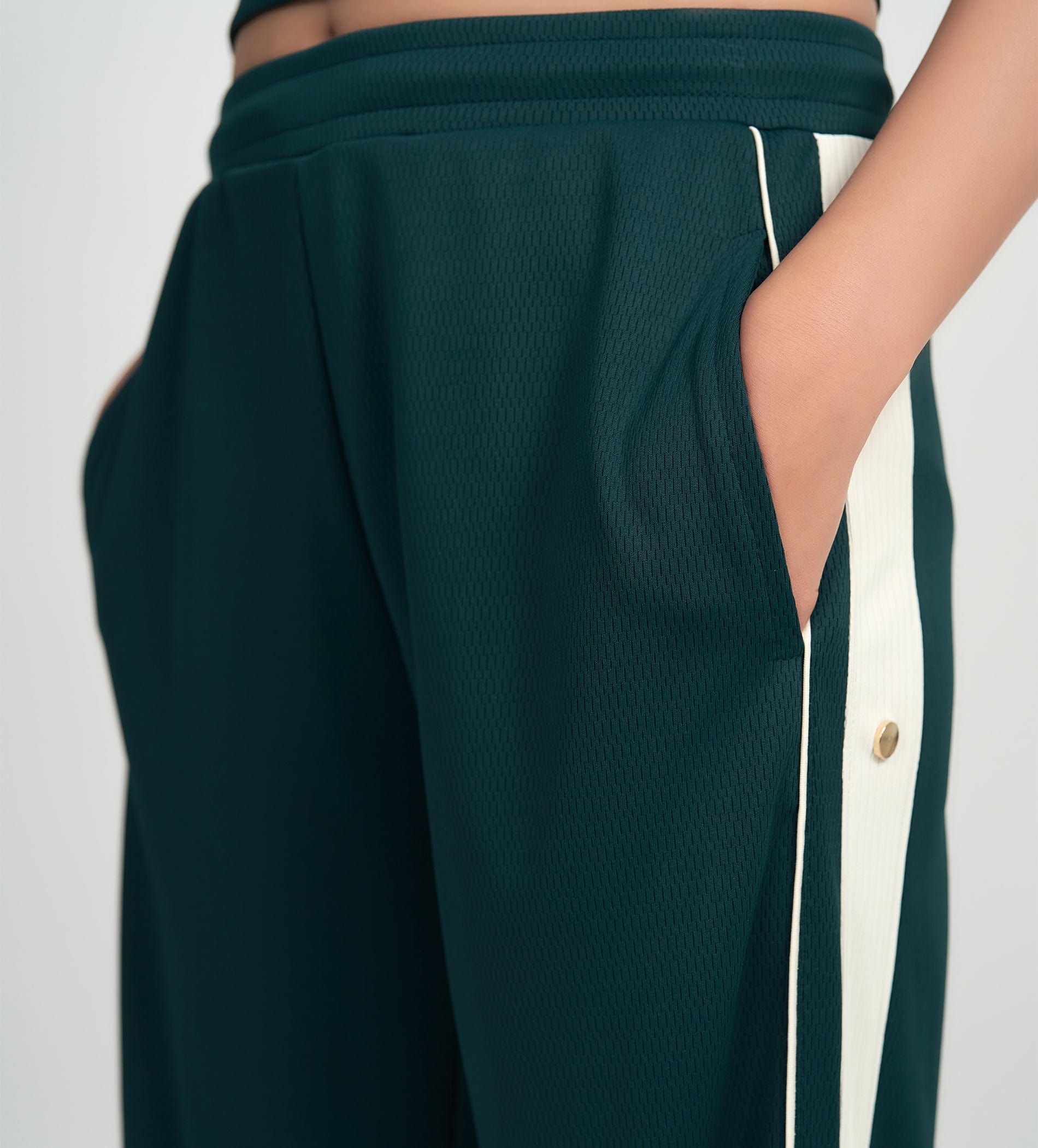 Trackpants Wide Leg Trackpant Luxury emerald trackpant