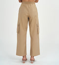 Trackpants Wide Leg Trackpant Trendy Tan Woven pant